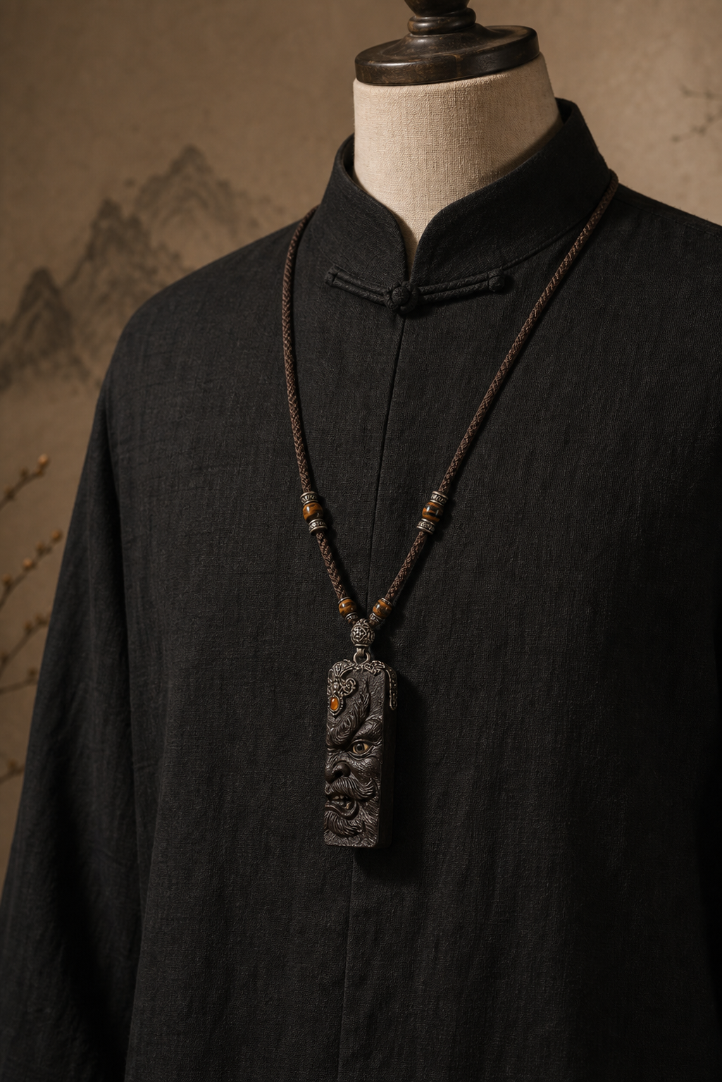 Wearable use of the Zhong Kui pendant